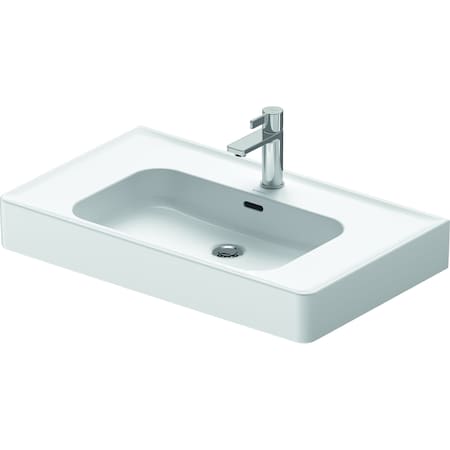 Duravit Soleil By Starck Sink 31 1/2  White High Gloss, Number Of Faucet Holes: 1, Overflow - 2377800000